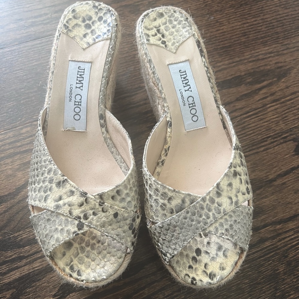Jimmy Choo low wedges - brand new!